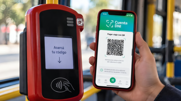 Cuenta DNI habilitó el pago de transporte con QR: cómo utilizar la funcionalidad Cuenta DNI habilitó el pago de transporte con QR: cómo utilizar la funcionalidad